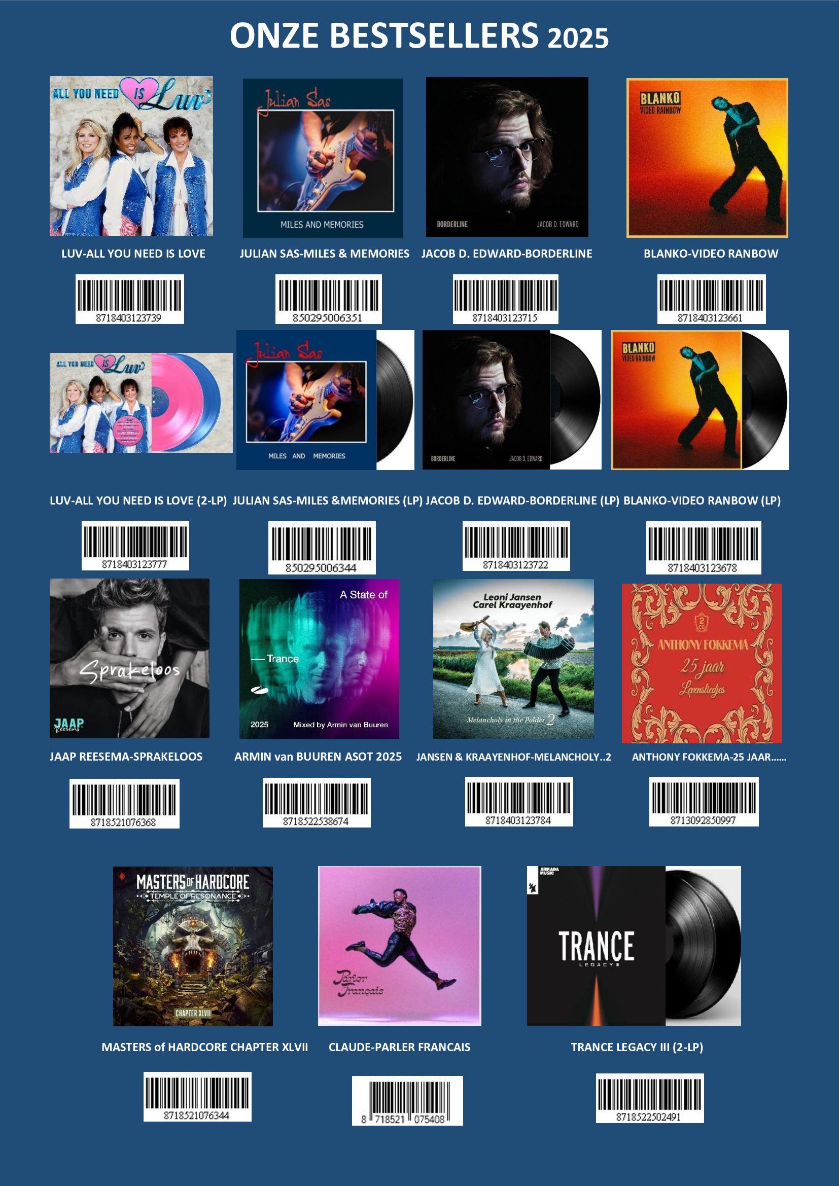 BESTSELLERS HEARTSELLING (CD & LP) BESTSELLERS HEARTSELLING (CD & LP)
