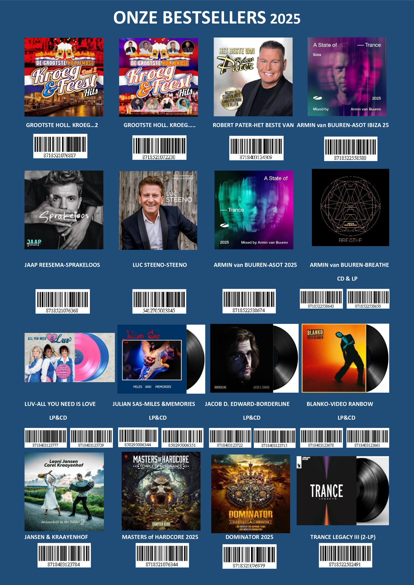 BESTSELLERS HEARTSELLING (CD & LP)