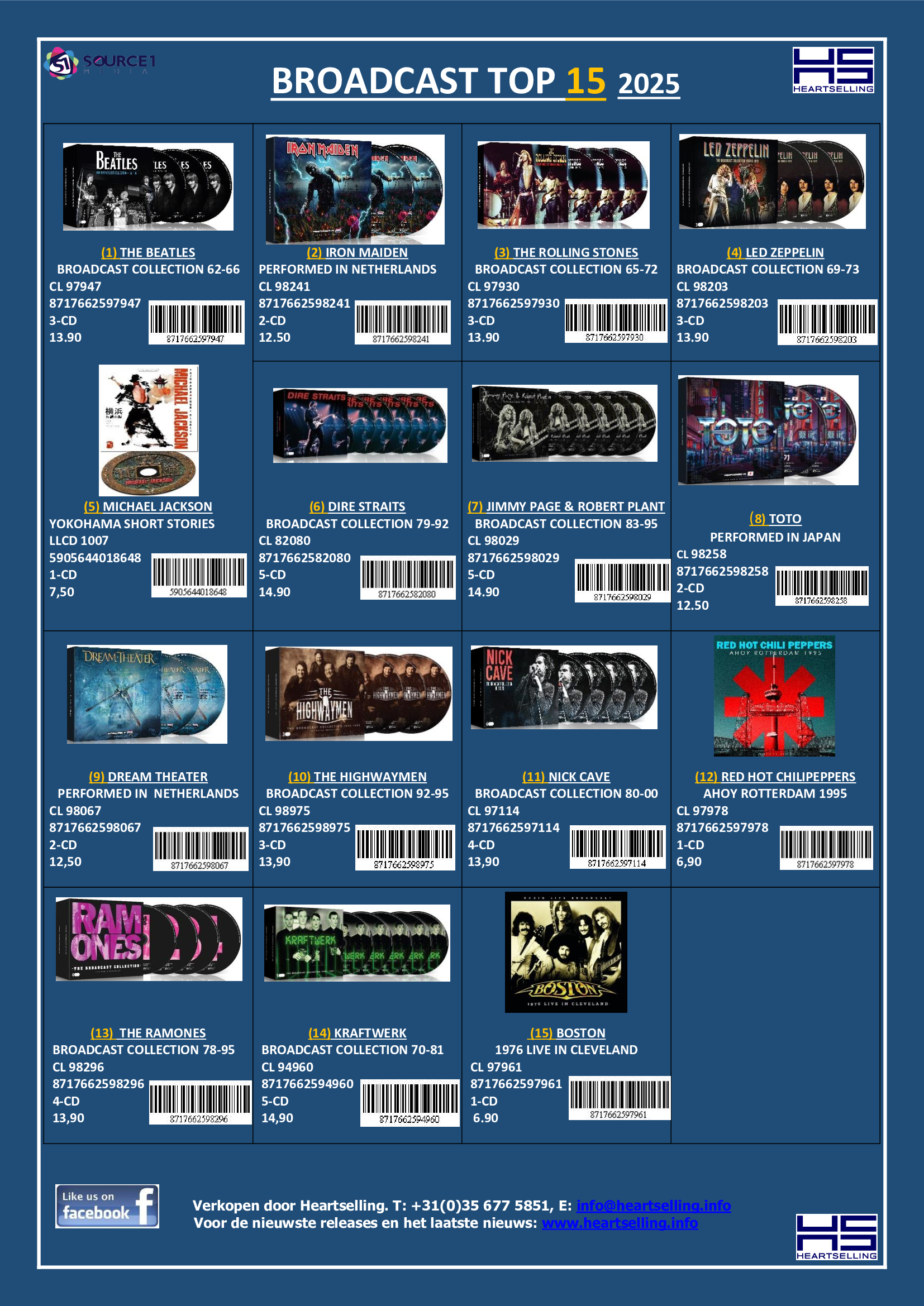 Broadcast Top 15 2025