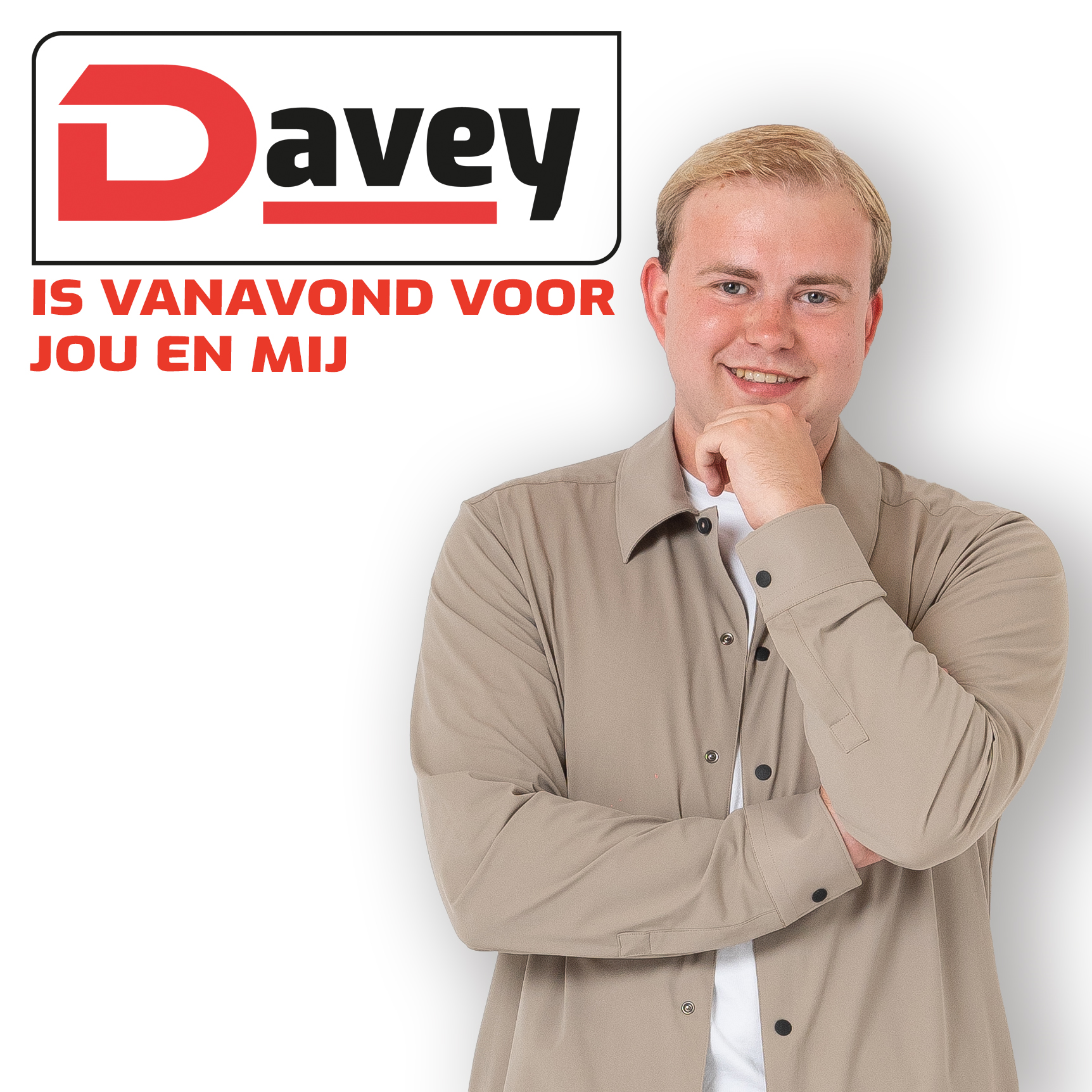 DAVEY - IS VANAVOND VOOR JOU EN MIJ (SINGLE)