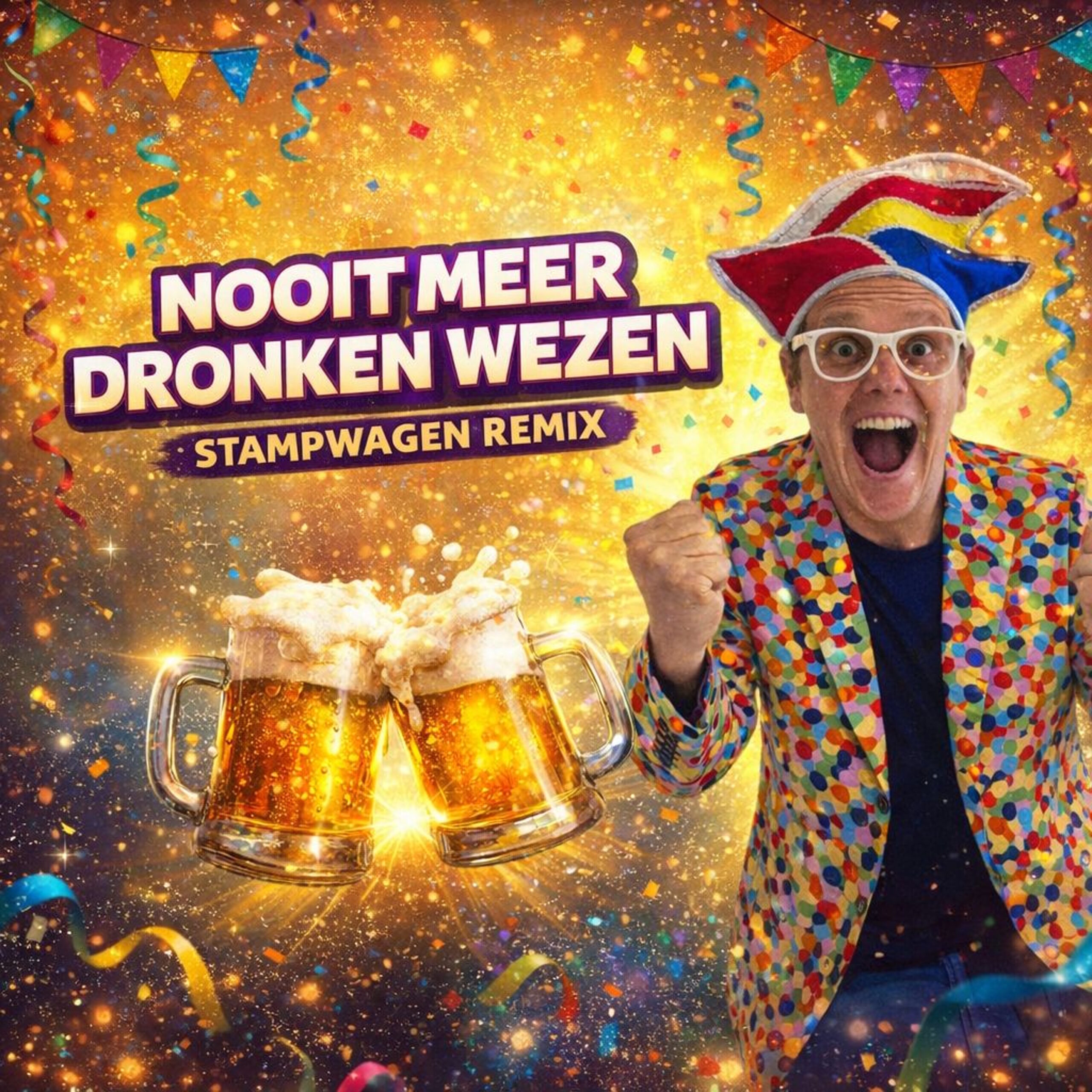 FEEST MET DE BUURMAN - NOOIT MEER DRONKEN WEZEN (STAMPWAGEN REMIX, SINGLE)
