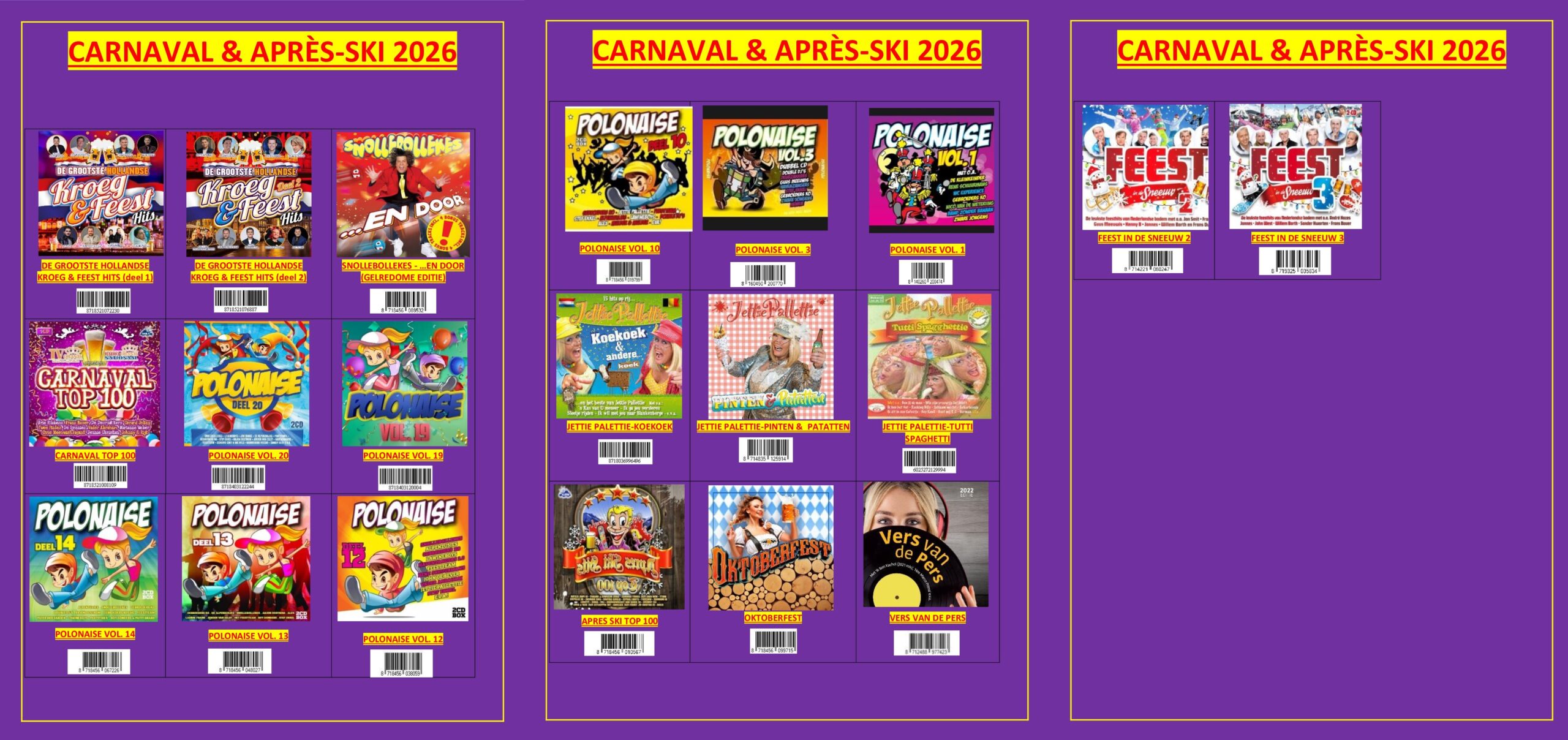 CARNAVAL & ÁPRES-SKI 2026