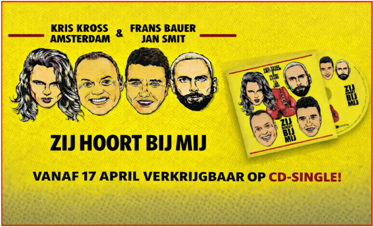 KRIS KROSS AMSTERDAM & FRANS BAUER vs. JAN SMIT – ZIJ HOORT BIJ MIJ (CD-SINGLE)