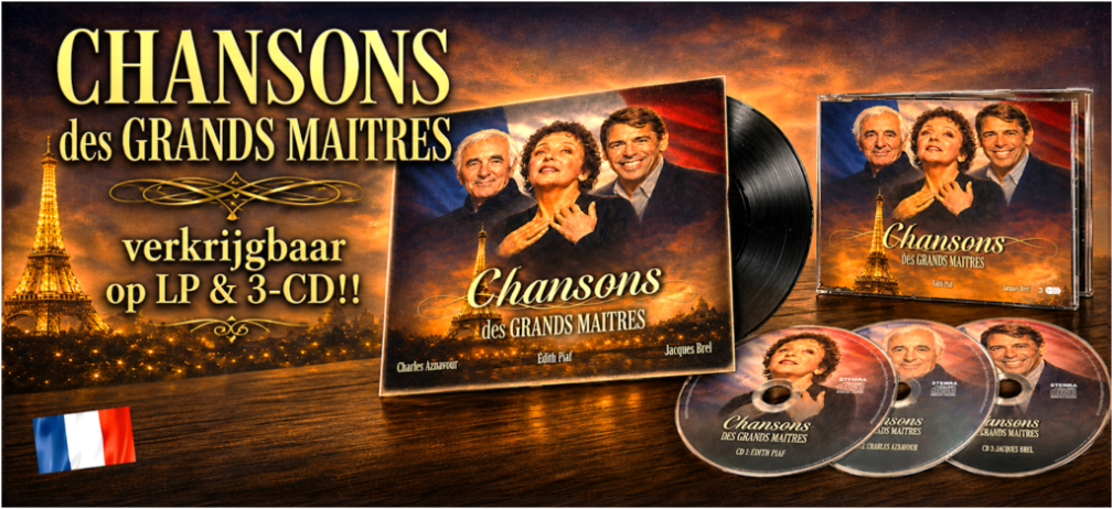 DIVERSE ARTIESTEN – CHANSONS des GRANDS MAITRES (LP)